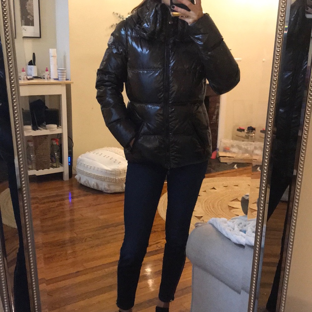 100% authentic Moncler chocolate brown jacket